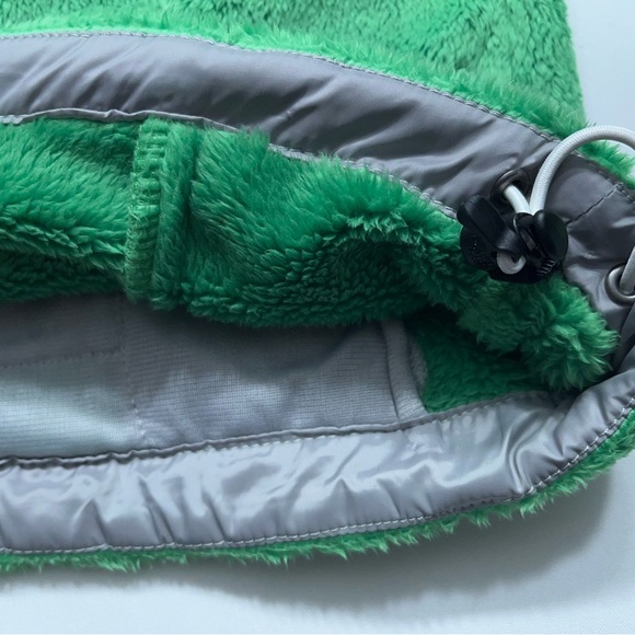 The North Face Osito Fleece Jacket Womens Large Green Full Zip High Pile - Picture 15 of 16